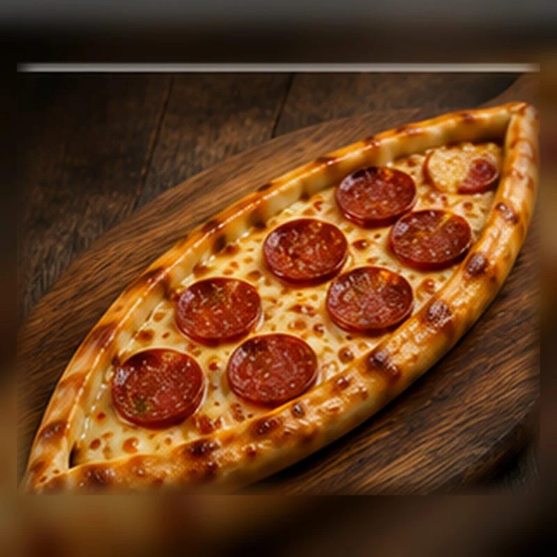 Kaşarlı Sucuklu Pide