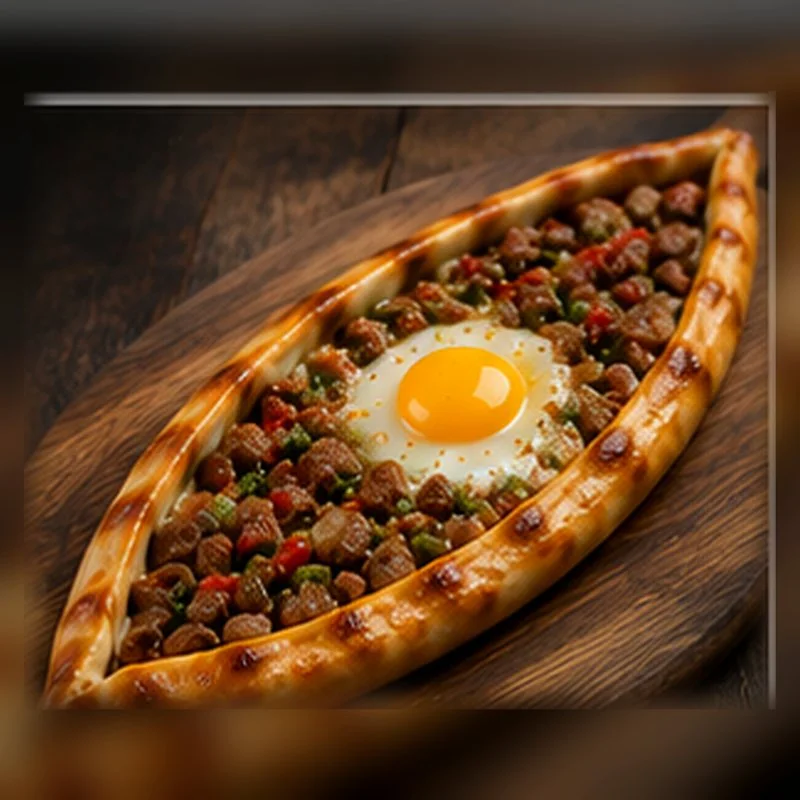 Kuşbaşı Yumurtalı Pide